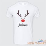 personalised christmas tshirt family matching reindeer rudolph children name top 2.jpg