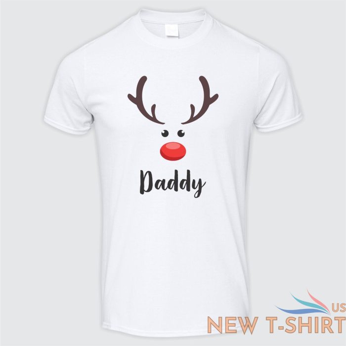 personalised christmas tshirt family matching reindeer rudolph children name top 4.jpg
