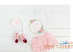 personalised girls vintage wreath 2nd birthday t shirt second birthday outfit 0.png