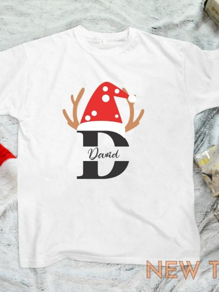 personalised santa claus hat christmas party t shirts custom name print xmas top 1.jpg