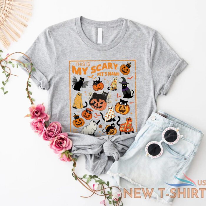 personalized black cat witch t shirt black cat halloween t shirt pumpkin cat 3.jpg