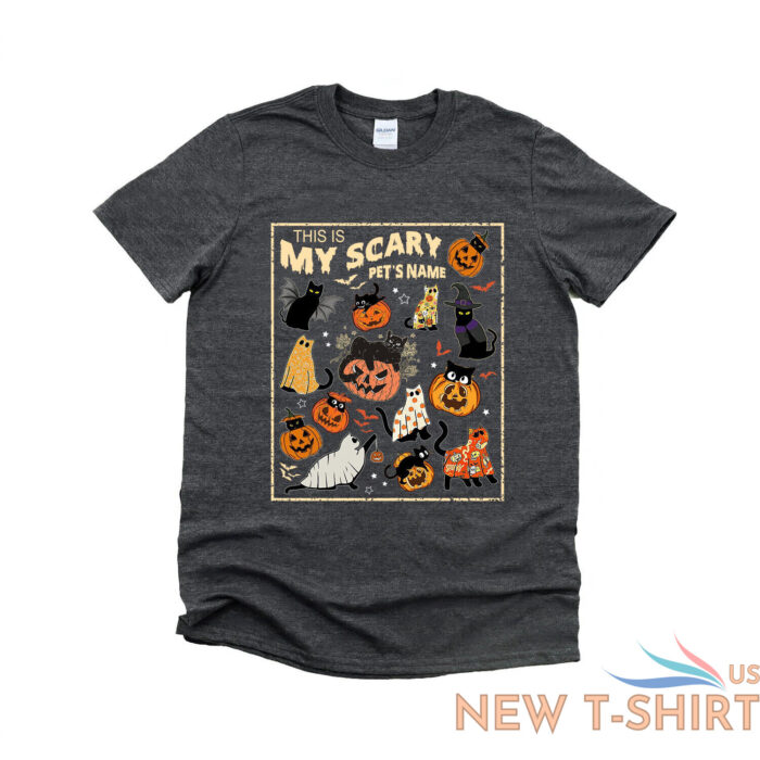 personalized black cat witch t shirt black cat halloween t shirt pumpkin cat 5.jpg