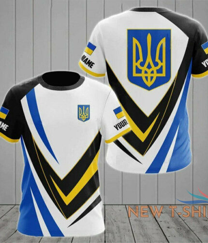 personalized ukrainian flag with trident symbol ukraine t shirt best price 0.jpg