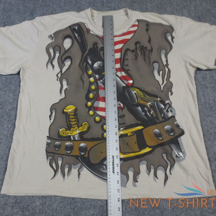 pirate t shirt mens xxl halloween zombie pirate graphic tee 90s y2k vintage 4.jpg