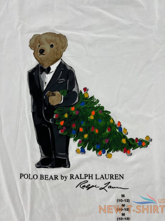 polo ralph lauren boys christmas tree polo bear long sleeve t shirt nwt freeship 2.jpg