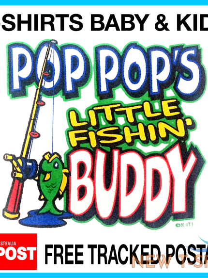 pop pop s little fishing buddy t shirt fishing t shirt novelty tee tops funny 0.png