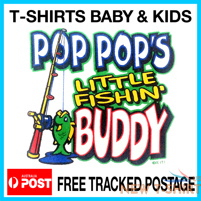 pop pop s little fishing buddy t shirt fishing t shirt novelty tee tops funny 0.png