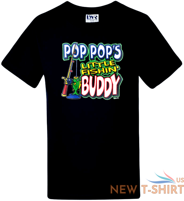 pop pop s little fishing buddy t shirt fishing t shirt novelty tee tops funny 6.png