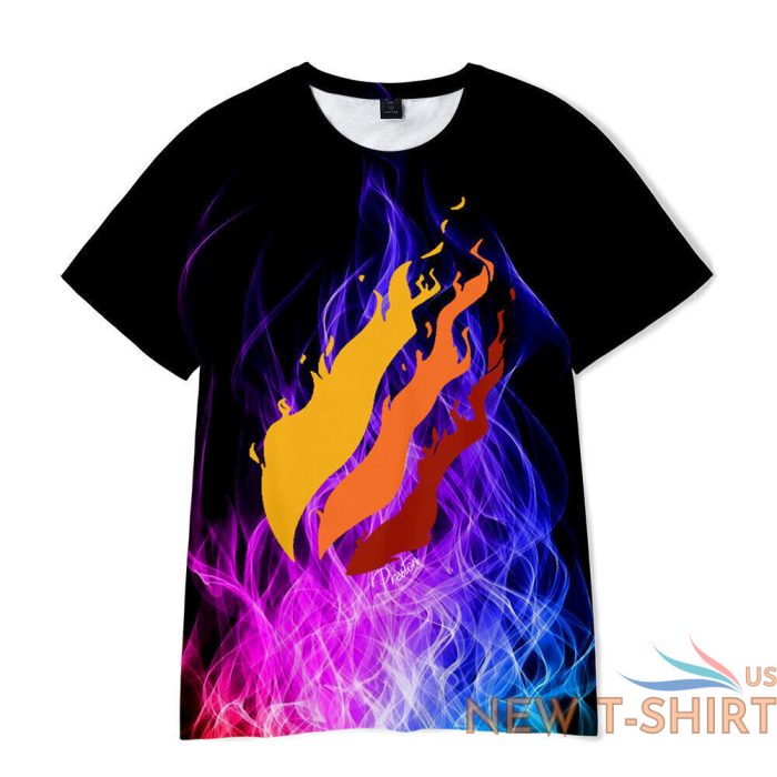 prestonplayz 3d flame print kids short sleeve t shirt youtube casual tshirt tops 5.jpg