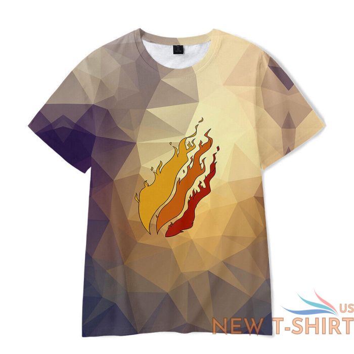 prestonplayz 3d flame print kids short sleeve t shirt youtube casual tshirt tops 8.jpg