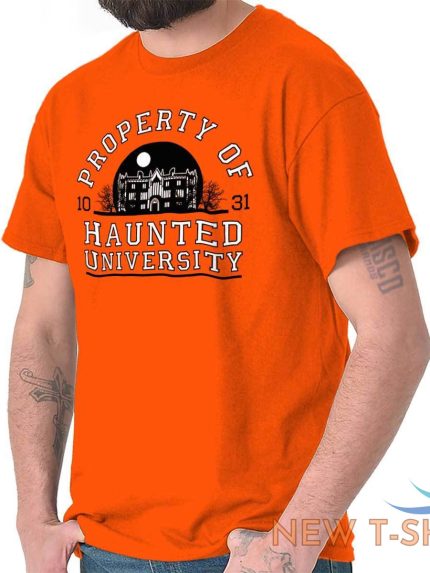 property haunted university college halloween womens or mens crewneck t shirt te 0.jpg