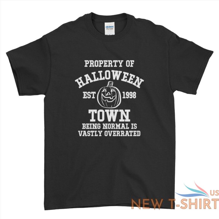 property of halloween t shirt being normal is vastly overrated funny top outfit 0.jpg