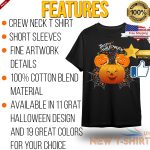 pumpkin and queen of halloween multi color choices radyan custom t shirt 3.jpg