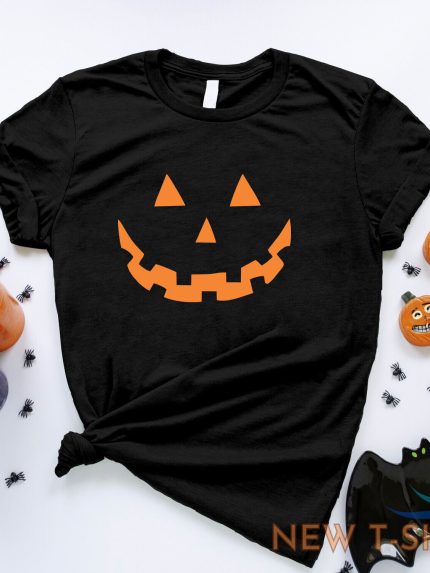 pumpkin face t shirt halloween party tshirt scary family t unisex halloween top 0.jpg