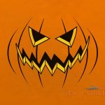 pumpkin jack o lantern halloween costume party funny t shirt adults kids size 3.jpg