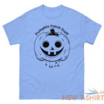 pumpkin patch staff halloween t shirt men s classic tee with spiders coming out 5.jpg