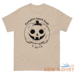 pumpkin patch staff halloween t shirt men s classic tee with spiders coming out 8.jpg