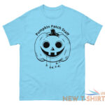pumpkin patch staff halloween t shirt men s classic tee with spiders coming out 9.jpg
