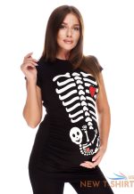 purpless maternity halloween skeleton print cotton pregnancy t shirt top 2016 7.jpg