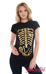 purpless maternity halloween skeleton print cotton pregnancy t shirt top 2016 8.jpg