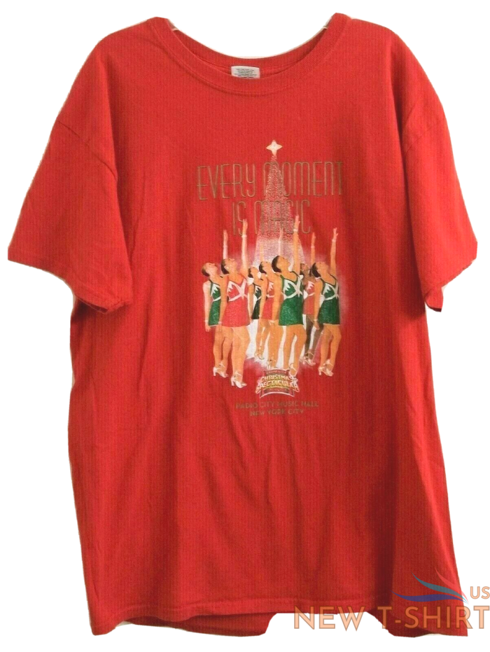 radio city music hall christmas spectacular t shirt l large rockettes new york 0.png