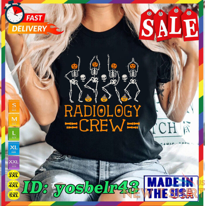 radiology crew dancing skeleton pumpkin funny halloween t shirt size s 4xl 0.jpg