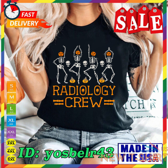 radiology crew dancing skeleton pumpkin funny halloween t shirt size s 4xl 8.jpg