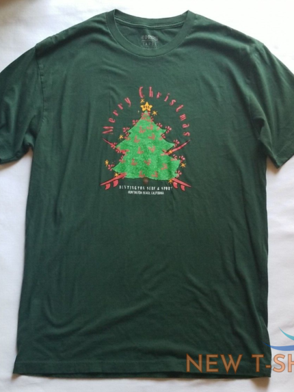 rare huntington surf and sport merry christmas holiday t shirt large hss ca 0.png