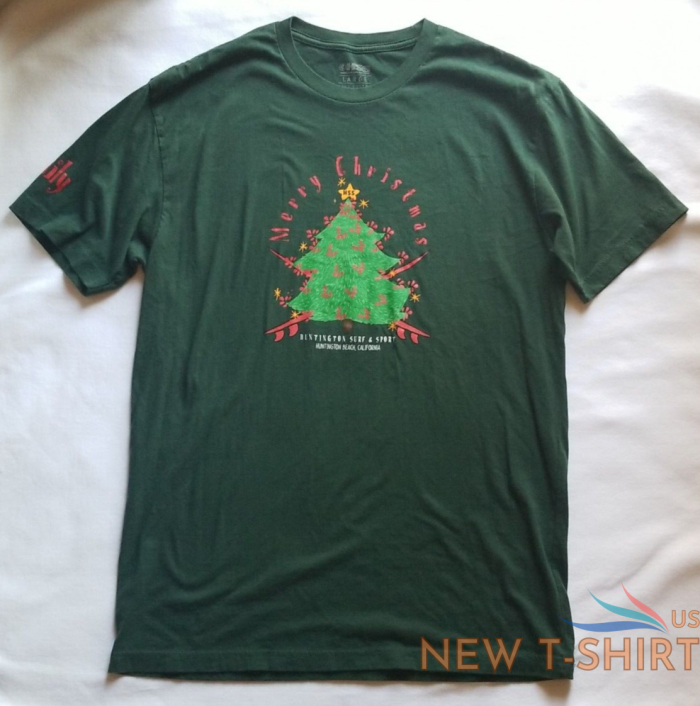 rare huntington surf and sport merry christmas holiday t shirt large hss ca 0.png