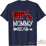 red plaid mommy bear christmas pajama matching family unisex t shirt 0.jpg