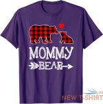 red plaid mommy bear christmas pajama matching family unisex t shirt 5.jpg