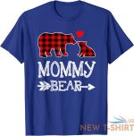 red plaid mommy bear christmas pajama matching family unisex t shirt 7.jpg