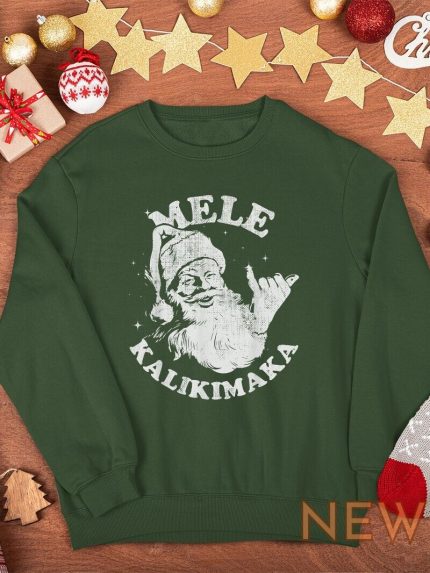 retro christmas surf mele kalikimaka santa shaka hawaii t shirt 0.jpg