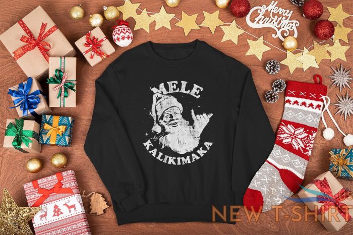 retro christmas surf mele kalikimaka santa shaka hawaii t shirt 2.jpg