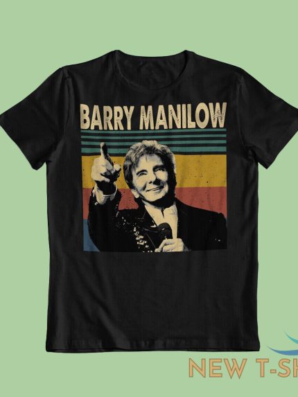 retro graphic barry manilow shirt short sleeve black men unisex s 2345xl by102 0.jpg