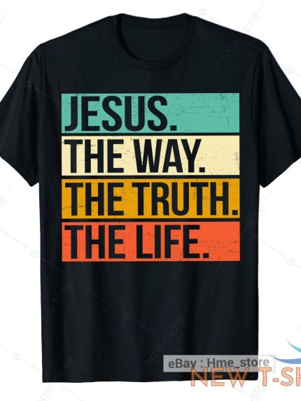 retro jesus the way truth life t shirt christian bible verse worship christ tee 0.jpg