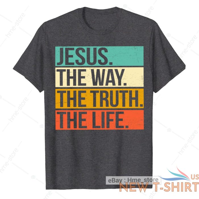 retro jesus the way truth life t shirt christian bible verse worship christ tee 5.jpg