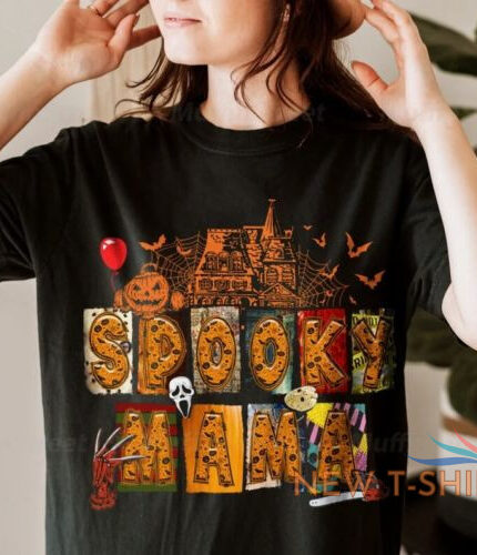 retro vibes spooky mama horror movie shirt halloween scream jason unisex shirt 0.jpg