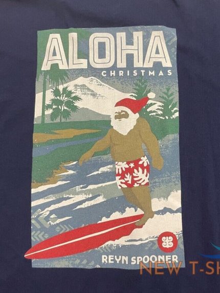 reyn spooner mens xl aloha christmas surfing santa long sleeve navy t shirt 0.jpg