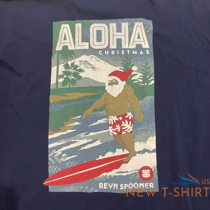 reyn spooner mens xl aloha christmas surfing santa long sleeve navy t shirt 0.jpg