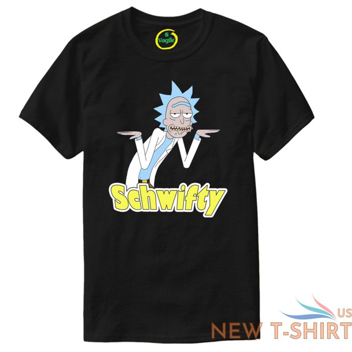 rick and morty t shirt cartoon gift funny clothes christmas top present cool 1.jpg