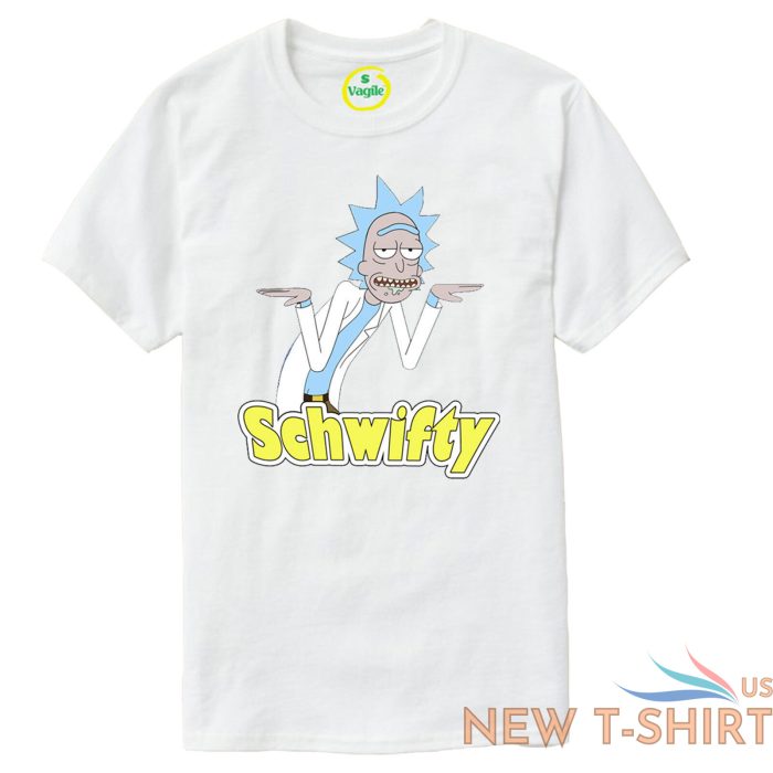 rick and morty t shirt cartoon gift funny clothes christmas top present cool 3.jpg