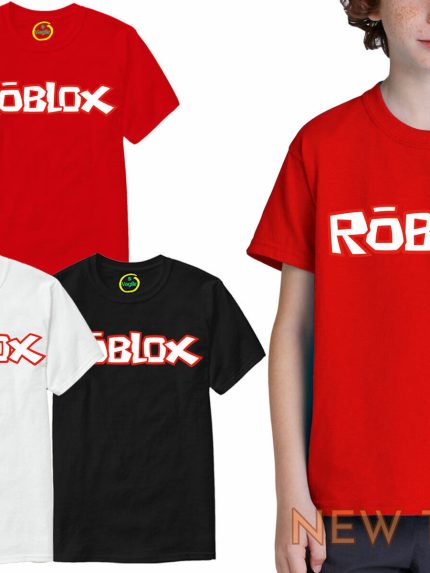 roblox characters kids t shirt girls boys gamer gaming tee top children 0.jpg