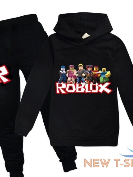 roblox kids hooded pants tracksuit set jumpers suit hooded sweatshirt sportswear 1.jpg