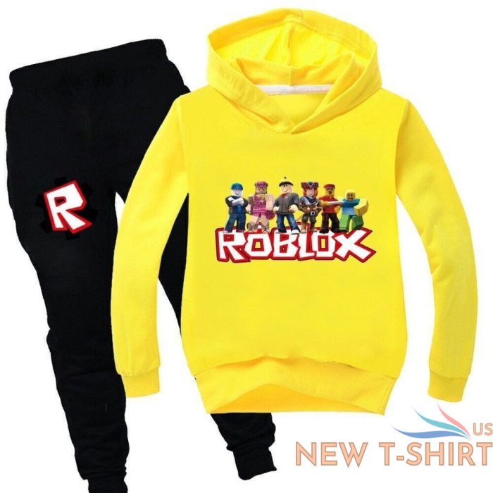 roblox kids hooded pants tracksuit set jumpers suit hooded sweatshirt sportswear 2.jpg