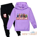 roblox kids hooded pants tracksuit set jumpers suit hooded sweatshirt sportswear 4.jpg