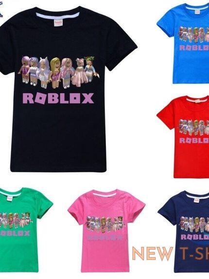 roblox print 100 cotton short sleeve t shirt kids boys casual tops tee shirt uk 0.jpg