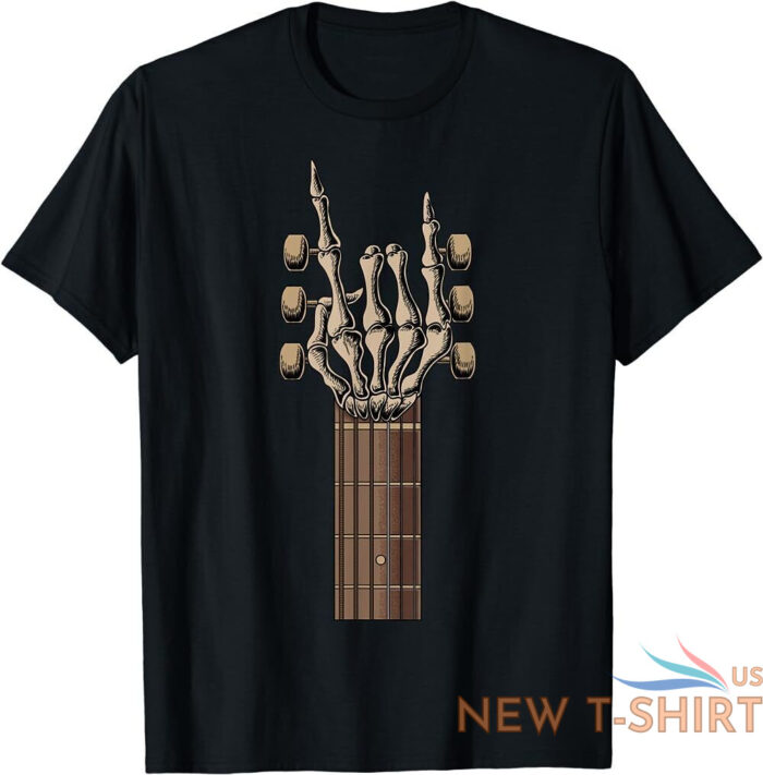 rock on guitar rock roll music lover halloween costume t shirt 0.jpg