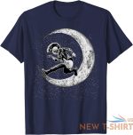 rock on skeleton moon rock and roll funny halloween spooky unisex t shirt 6.jpg