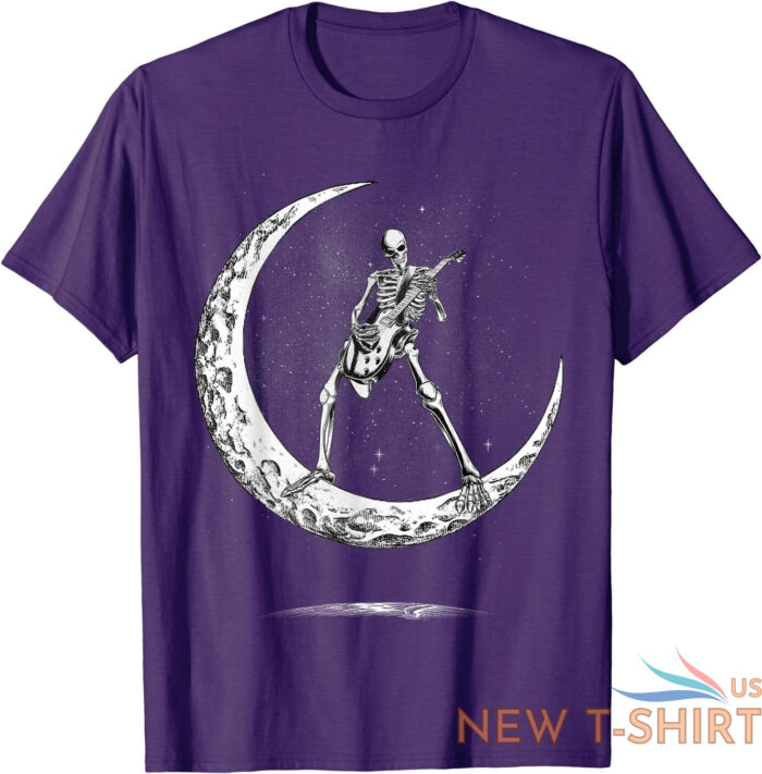 rock on skeleton moon rock and roll funny halloween t shirt s 3xl 9.jpg